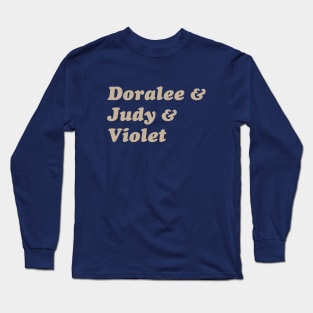 Doralee & Judy & Violet - Cream Long Sleeve T-Shirt